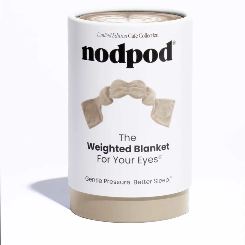 Nodpod Beige Weighted Eye Blanket